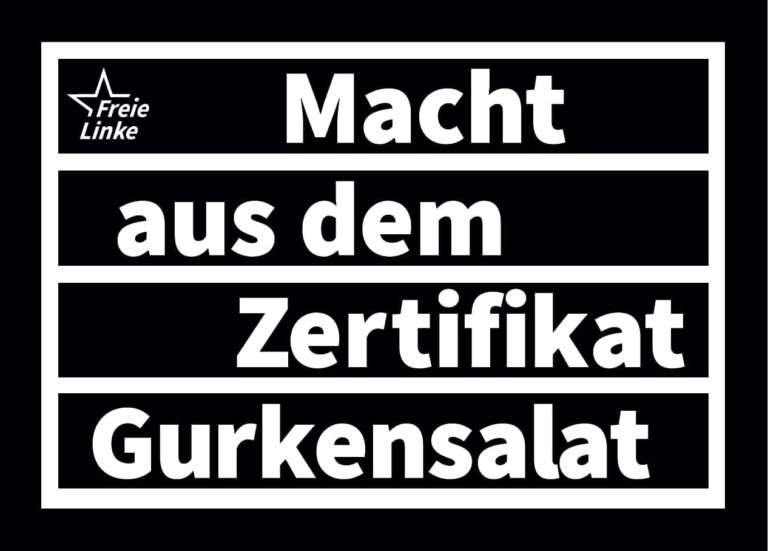 Medi­en­mit­tei­lung Freie Lin­ke Schweiz 28.11.2021