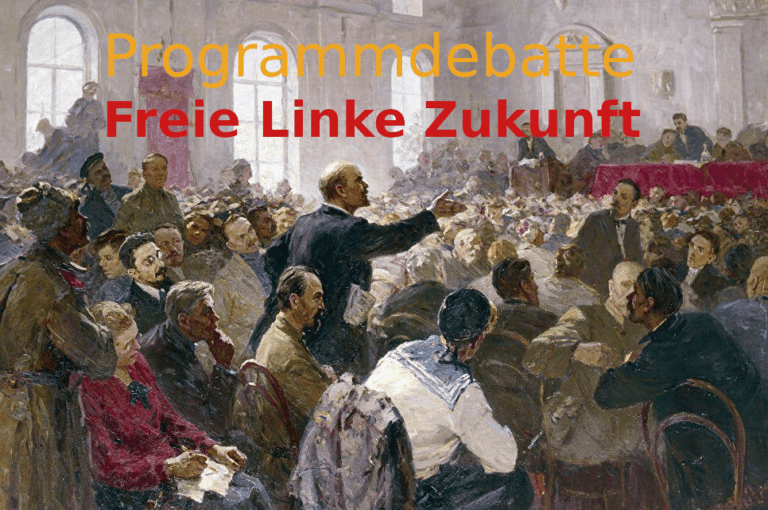 Pro­gramm­ent­wurf für die Freie Lin­ke Zukunft Jan Müller