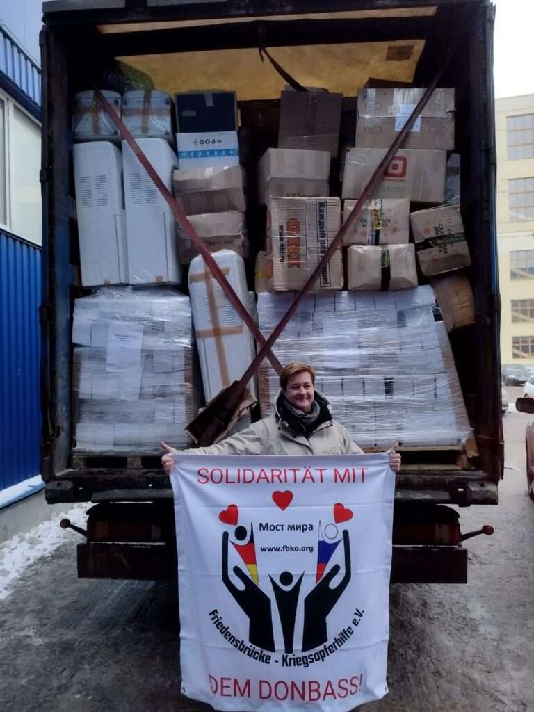 Huma­ni­tä­re Hil­fe für den Don­bass unter dem Damo­kles­schwert anti­ter­ro­ris­ti­scher Sonderjustiz